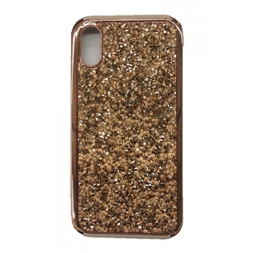 iPhone XR Glitter Bling Case Gold